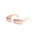 Etnia Barcelona The Kubrick rectangle-frame sunglasses - Pink
