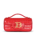 Balmain B-Buzz crocodile-effect mini bag - Red