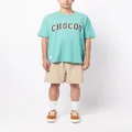 CHOCOOLATE logo-print cotton T-shirt - Blue