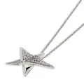 Ferragamo crystal-embellished star-pendant necklace - Silver