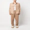 Zegna long-sleeve cashmere jacket - Brown