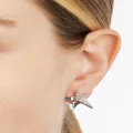 Ferragamo star-shaped crystal-embellished earrings - Silver
