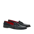 Ferragamo debossed-logo leather loafers - Black