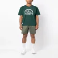 CHOCOOLATE logo-patch bermuda shorts - Green