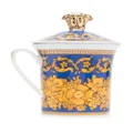 Versace x Rosenthal Floralia Blue porcelain mug