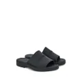 Ferragamo logo-embossed sandals - Black