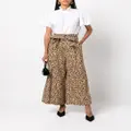 Adam Lippes high-waisted trousers - Brown