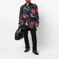 Ferragamo floral-print long-sleeve shirt - Black
