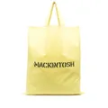 Mackintosh Empoli oversized logo-print tote bag - Yellow