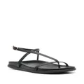 Ancient Greek Sandals Aimilia leather sandals - Black