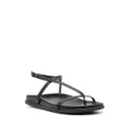 Ancient Greek Sandals Aimilia leather sandals - Black