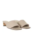 ANINE BING Skyler block-heel sandals - Neutrals