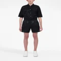 Alexander McQueen abstract-print swim shorts - Black