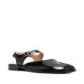 Maison Margiela Tabi ankle-strap leather sandals - Black