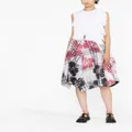 Vivienne Westwood floral-print asymmetric skirt - Grey