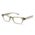 Oliver Peoples Allenby transparent-frame glasses - Neutrals