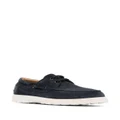 Tod's suede boat shoes - Blue