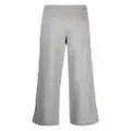 GANNI organic-cotton track pants - Grey