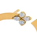 Roberto Coin 18kt yellow gold Love in Verona diamond earrings