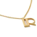 Monica Vinader 18kt gold vermeil letter R pendant necklace
