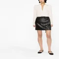Nanushka faux leather miniskirt - Black