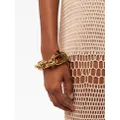 Rabanne XL Link embellished chain bracelet - Gold