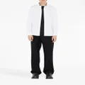 Burberry long-sleeved button-up cotton shirt - White