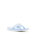 Tommy Hilfiger jacquard-logo flip flops - Blue