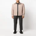 Corneliani padded shirt jacket - Brown