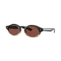 Oliver Peoples Cassavet round sunglasses - Black