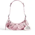 Balenciaga Le Cagole XS leather shoulder bag - Pink