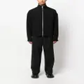 Alexander McQueen high-neck zipped jacket - Black