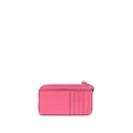 Tory Burch Miller logo-cut card case - Pink