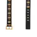 Balmain coin-embellished leather belt - Black