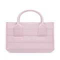 Ferragamo small Tote Bag with Signature - Pink