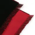 Alexander McQueen logo-print reversible scarf - Black