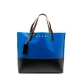 Marni Tribeca leather tote bag - Blue