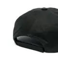 GANNI logo-embroidered cotton baseball cap - Black