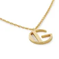 Monica Vinader alphabet G-pendant necklace - Gold