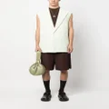Jil Sander V-neck single-breasted vest - Green