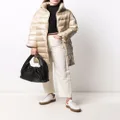 Herno down-feather mid-length coat - Neutrals