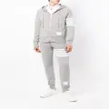 Thom Browne 4-Bar zip-up hoodie - Grey