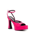 Karl Lagerfeld Lazula 120mm logo-engraved sandals - Pink