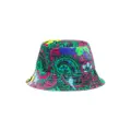 AZ FACTORY paisley-print velvet-finish bucket hat - Green