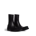 Balenciaga Santiago leather boots - Black