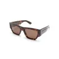 Alexander McQueen Eyewear square-frame sunglasses - Brown