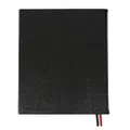 Thom Browne pebbled leather blank notebook - Black