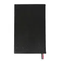 Thom Browne pebbled leather blank notebook - Black