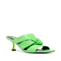 Karl Lagerfeld Panache 80mm knot-detailing sandals - Green