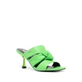 Karl Lagerfeld Panache 80mm knot-detailing sandals - Green